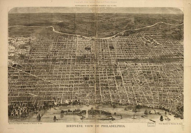 Map of Historic Philadelphia