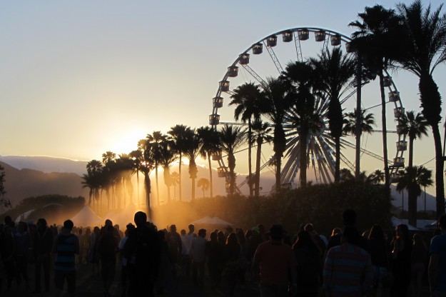 Coachella Sunset Ferris Wheel