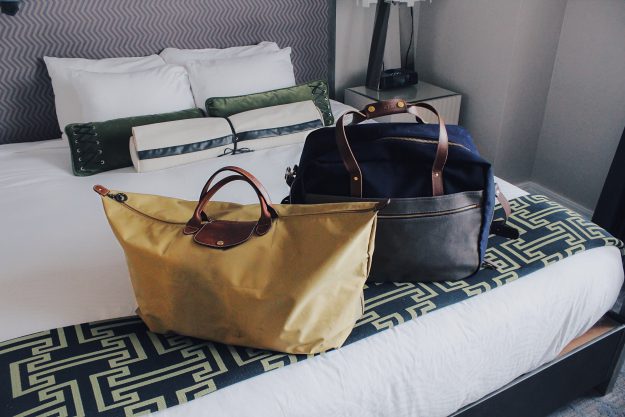 Bags on Bed