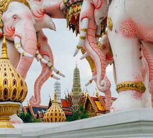 Elephant Monument and Grand Palace Bangkok Palace @ermakova