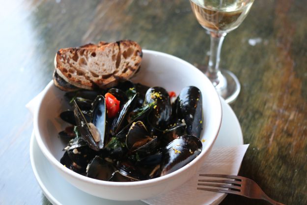bowl of mussels image credit courtesy of bacchanal